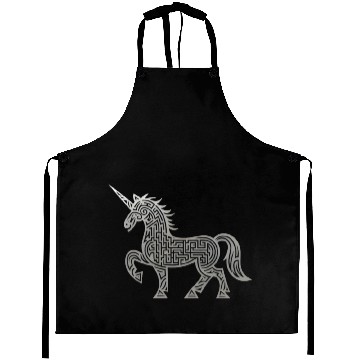 Discover Celtic Unicorn Line Art Tattoo Aprons
