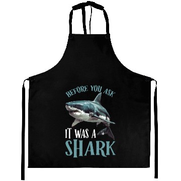 Discover Before You Ask It Was A Shark 2 Aprons