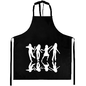 Discover Four women dancing shadow reflection silhouette Aprons
