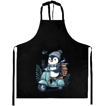 Discover funny penguin , Penguin on a degr , Penguin Lovers Aprons