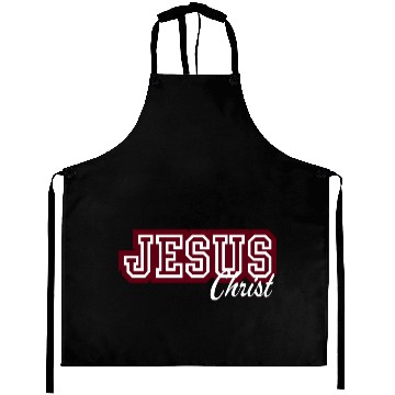 Discover Letterman Jesus Christ Aprons