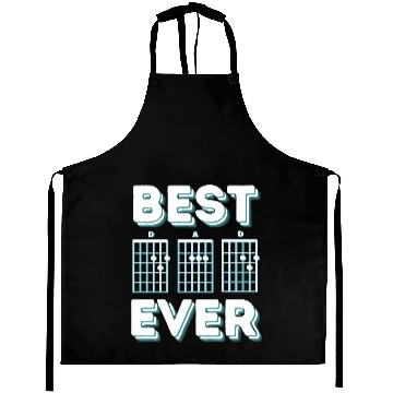 Discover Best Dad Ever Guitar Notes Aprons