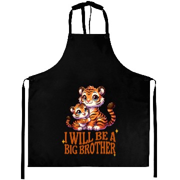 Discover I'm Going To Be A Big Brother Sweet Tigers, Aprons