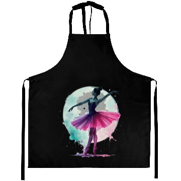 Discover Ballerina Watercolor Aprons