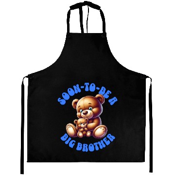 Discover I'm Going To Be A Big Brother Cute Teddy Bears, Aprons