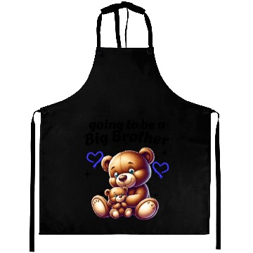 Discover I'm Going To Be A Big Brother Cute Teddy Bears, Aprons