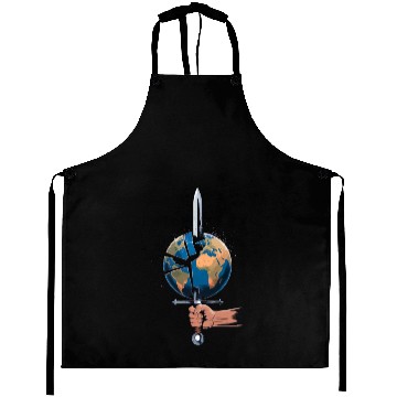 Discover Wars destroy the earth Aprons