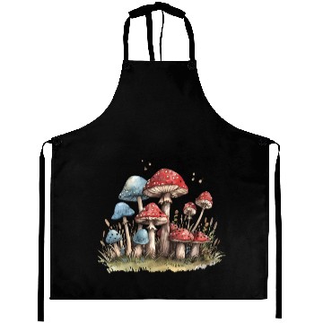 Discover colorful wild mushrooms Aprons