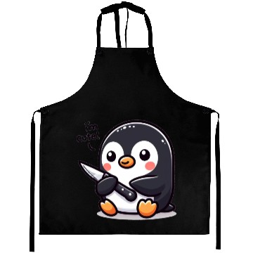 Discover Penguin I'm Cute! Aprons