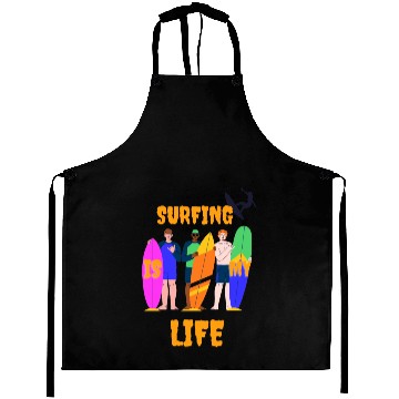 Discover Surfing is my life Aprons