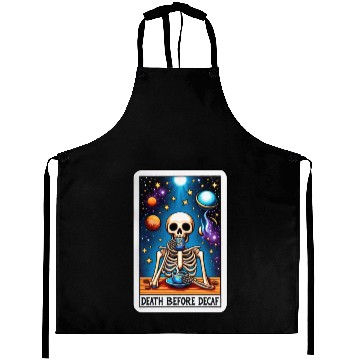 Discover Tarot Card Collection - Death Before Decaf Aprons