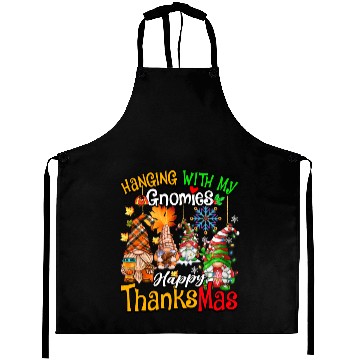 Discover Hanging With My Gnomies Happy Thanksmas Gnomes Aprons