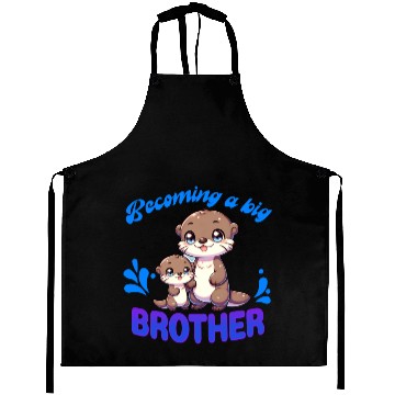 Discover Soon I'll Be A Big Brother, Sweet Otter Brother Aprons