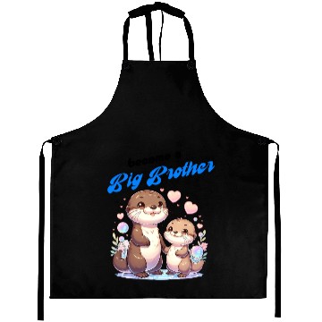 Discover Soon I'll Be A Big Brother, Sweet Otter Brother Aprons