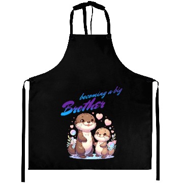 Discover Soon I'll Be A Big Brother, Sweet Otter Brother Aprons