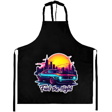 Discover Cyberpunk Muscle Car Aprons