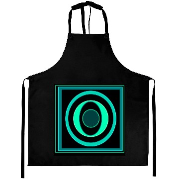 Discover Geometrical green shapes Aprons