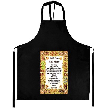 Discover Hail Mary Catholic Prayer Aprons