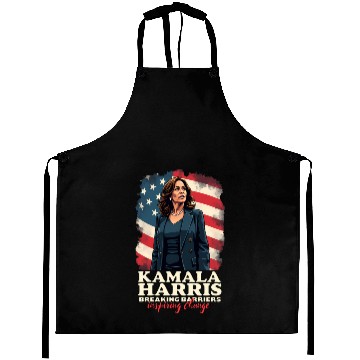 Discover Kamala Harris Breaking Barriers Inspiring Change Aprons