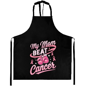 Discover My Mom Beat Cancer Breast Cancer Awareness Aprons