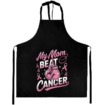 Discover My Mom Beat Cancer Breast Cancer Awareness Aprons
