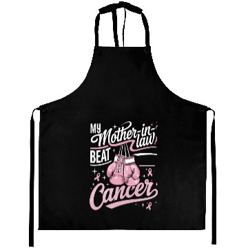 Discover My Mother-In-Law Beat Cancer Breast Cancer Aprons
