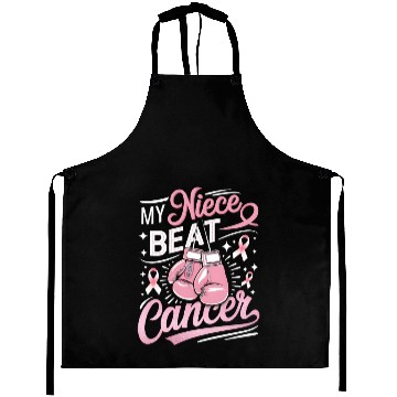 Discover My Niece Beat Cancer Breast Cancer Awareness Aprons