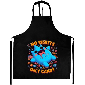 Discover Stitch Halloween No Regrets Only Candy Aprons
