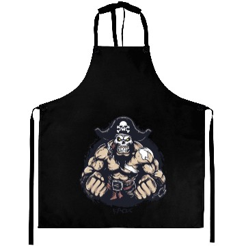 Discover Strong Muscle Wrestler Pirate Aprons