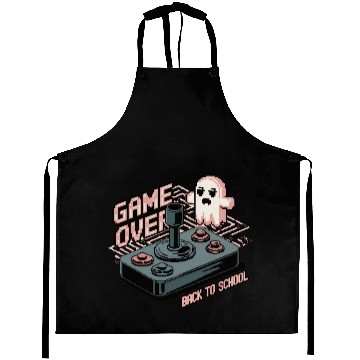 Discover Game over back to school Aprons