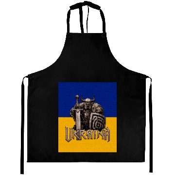 Discover Embrace Your Warrior Heritage, Ukrainian Pride Aprons