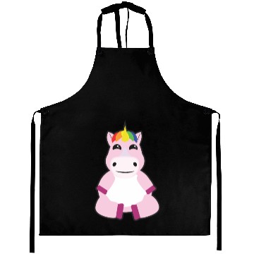 Discover Sitting Unicorn Aprons
