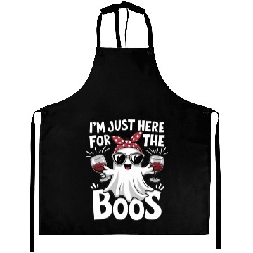 Discover Boo tiful Wine Ghost Halloween Fun Aprons