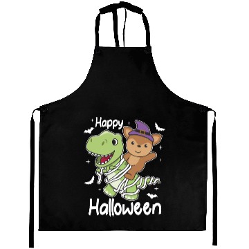 Discover Deer Happy Halloween T-rex Mummy Costume Aprons