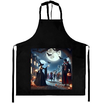Discover Halloween Aprons