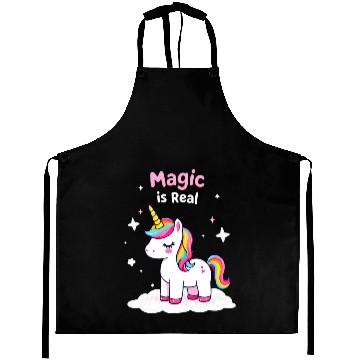 Discover Magic Is Real: Unicorn Fantasy Dreamscape for Aprons