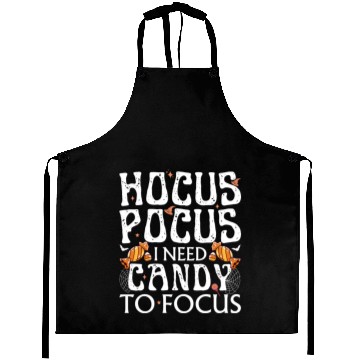 Discover Hocus Pocus I Need Candy To Focus Aprons