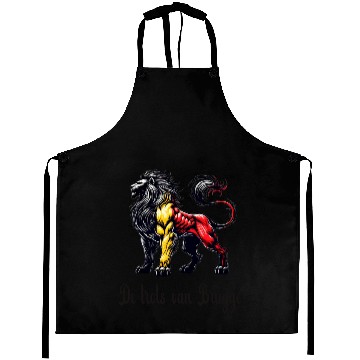 Discover Bruges lion flag design Aprons