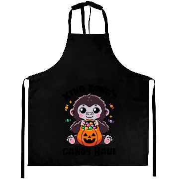 Discover Kingkong's Candy Haul Halloween Trick-or-Treat Bag Aprons