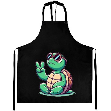 Discover chill turtle Aprons