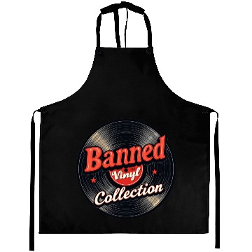 Discover Banned Vinyl Collection Aprons