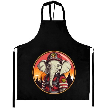 Discover Elephant Firefighter Aprons
