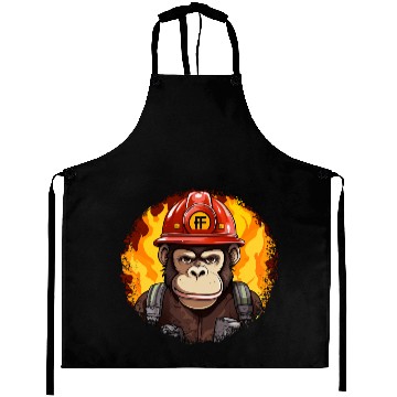 Discover Firefighter monkey Aprons