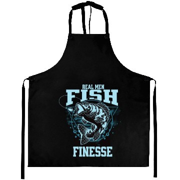 Discover Real Men Fish Finesse Aprons