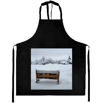 Discover Let It Snow Aprons