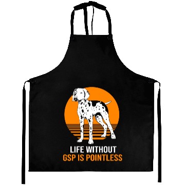 Discover GSP Mom Dog Lovers German Shorthaired Pointer Dog Aprons