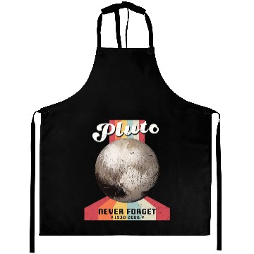 Discover Never Forget Planet Pluto Aprons