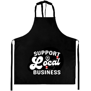 Discover Support Local Business Aprons