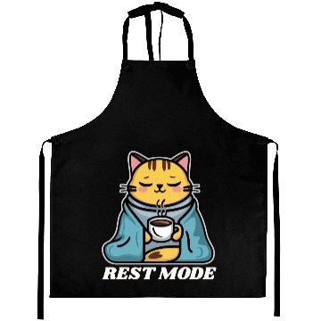 Discover Rest Mode Cat With Coffee Aprons