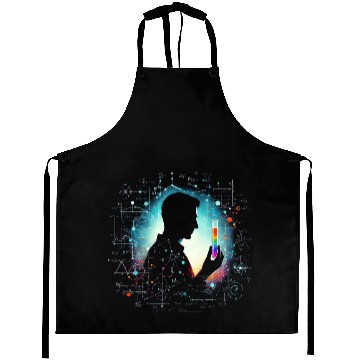 Discover Physicist Scientist Abstract Science Art Aprons